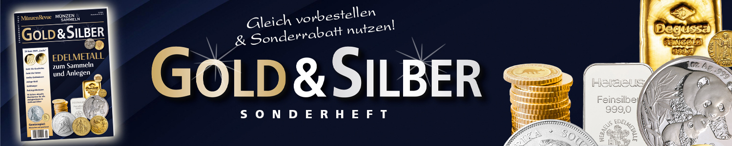 Banner-Picture for 'Gold & Silber Sonderheft SONDERPREIS' redirecting to 'https://www.battenberg-bayerland.de/produkt/sonderheft-gold-und-silber-2025'.