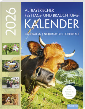 Altbayerischer Festtags- und Brauchtumskalender 2026 - Cover