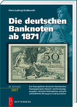 Die deutschen Banknoten ab 1871 - Cover