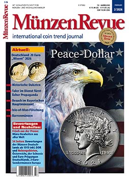 MünzenRevue Ausgabe 02/2026 - Cover