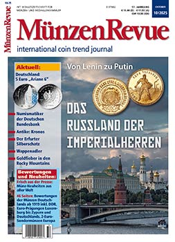 MünzenRevue Ausgabe 10/2025 - Cover