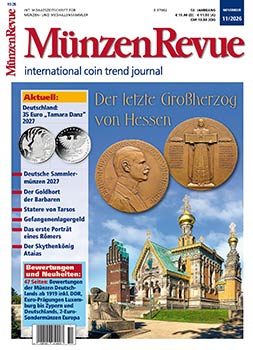 MünzenRevue Ausgabe 11/2026 - Cover