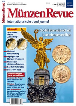MünzenRevue Ausgabe 12/2025 - Cover